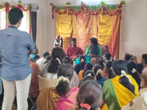 Satsang at Sri Ashok's residence