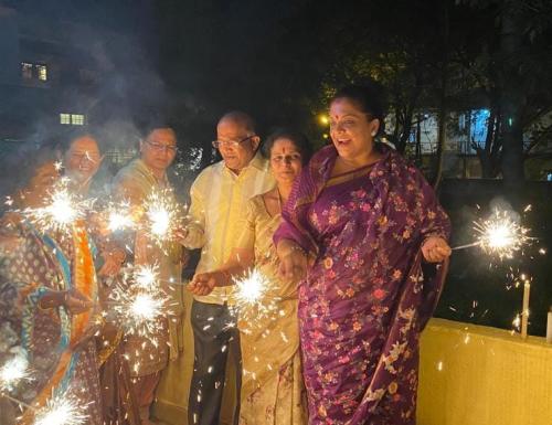 Satsang at Smt. Shakhila and Sri Manjunath's home